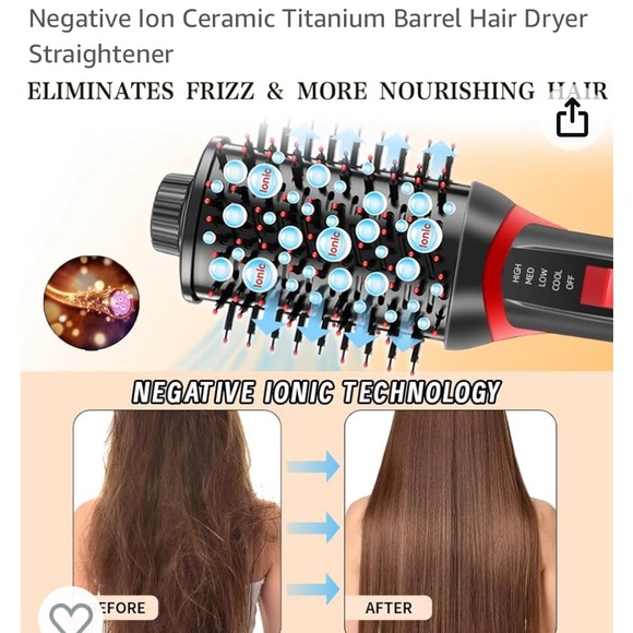 Hair Dryer Brush / Blow Dryer Brush 4in 1 System - Picture 4 of 11